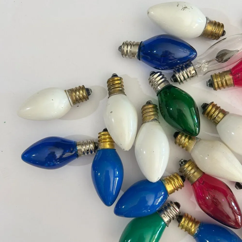 VTG Replace Christmas String Light Bulbs, 34 pc